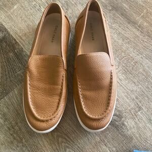 Cole Haan GrandPro Rally Slip-On Loafers Women’s 8.5 Tan Leather Comfort Shoes